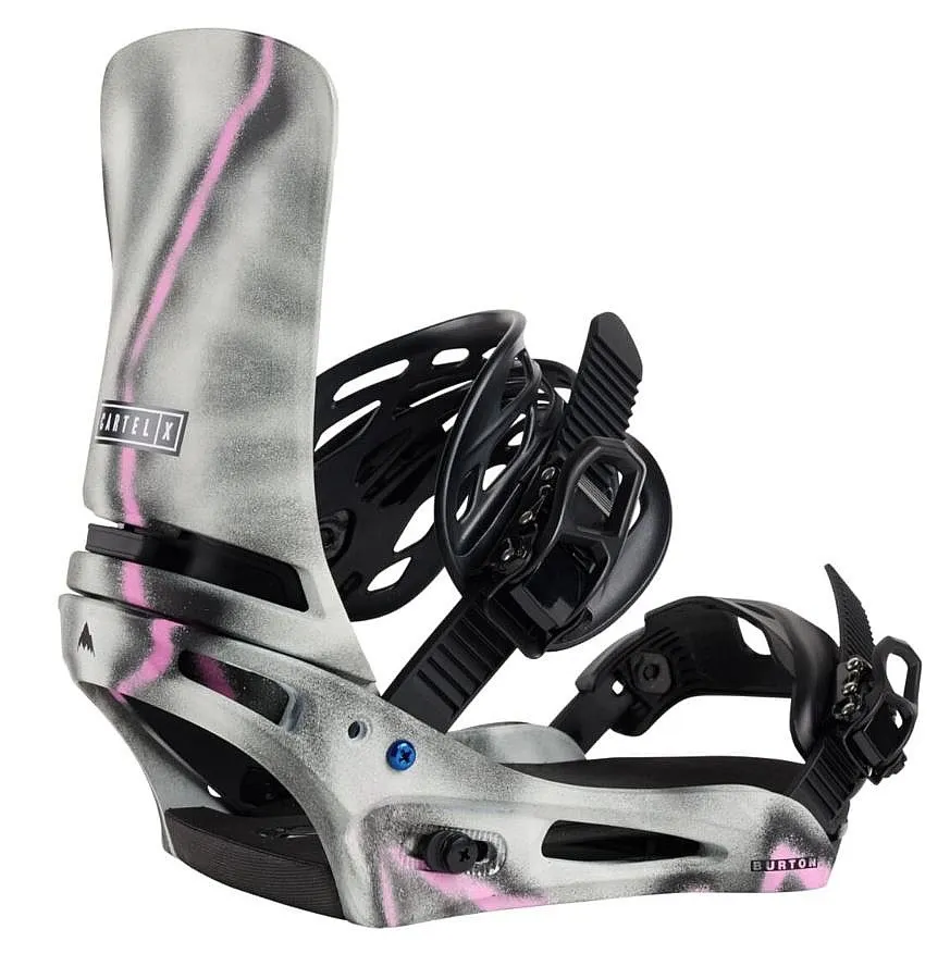 binding Burton Cartel X - Gray/Pink - men´s