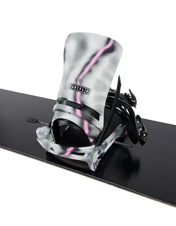 binding Burton Cartel X - Gray/Pink - men´s