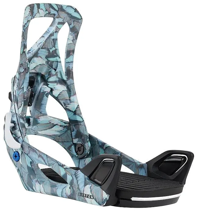 binding Burton Step On - Blue Butterflies - women´s