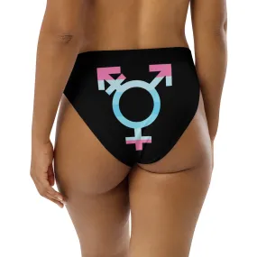 Blue Pink White Pride Recycled Bikini Bottom