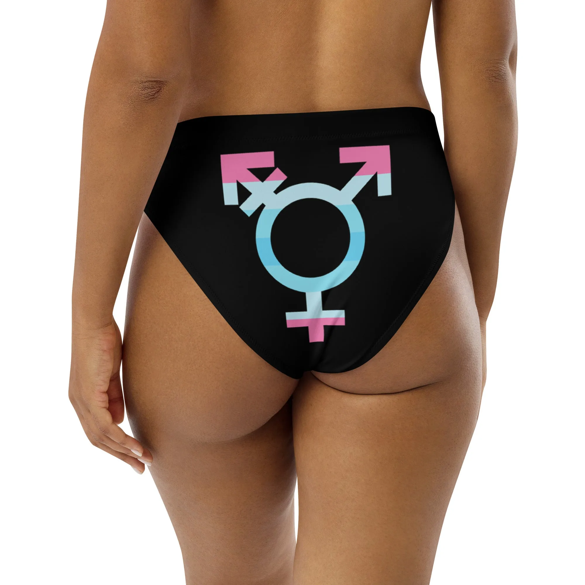 Blue Pink White Pride Recycled Bikini Bottom