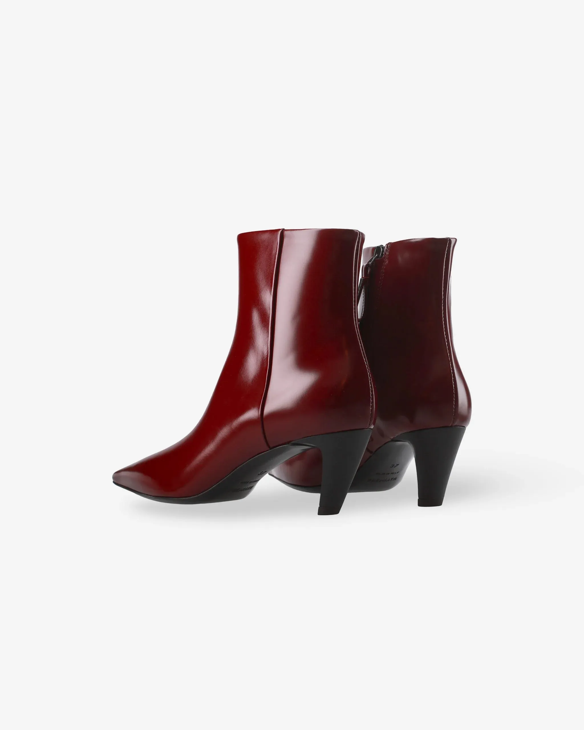 Bordeaux Cher Ankle Boots M6802M with mousse heel