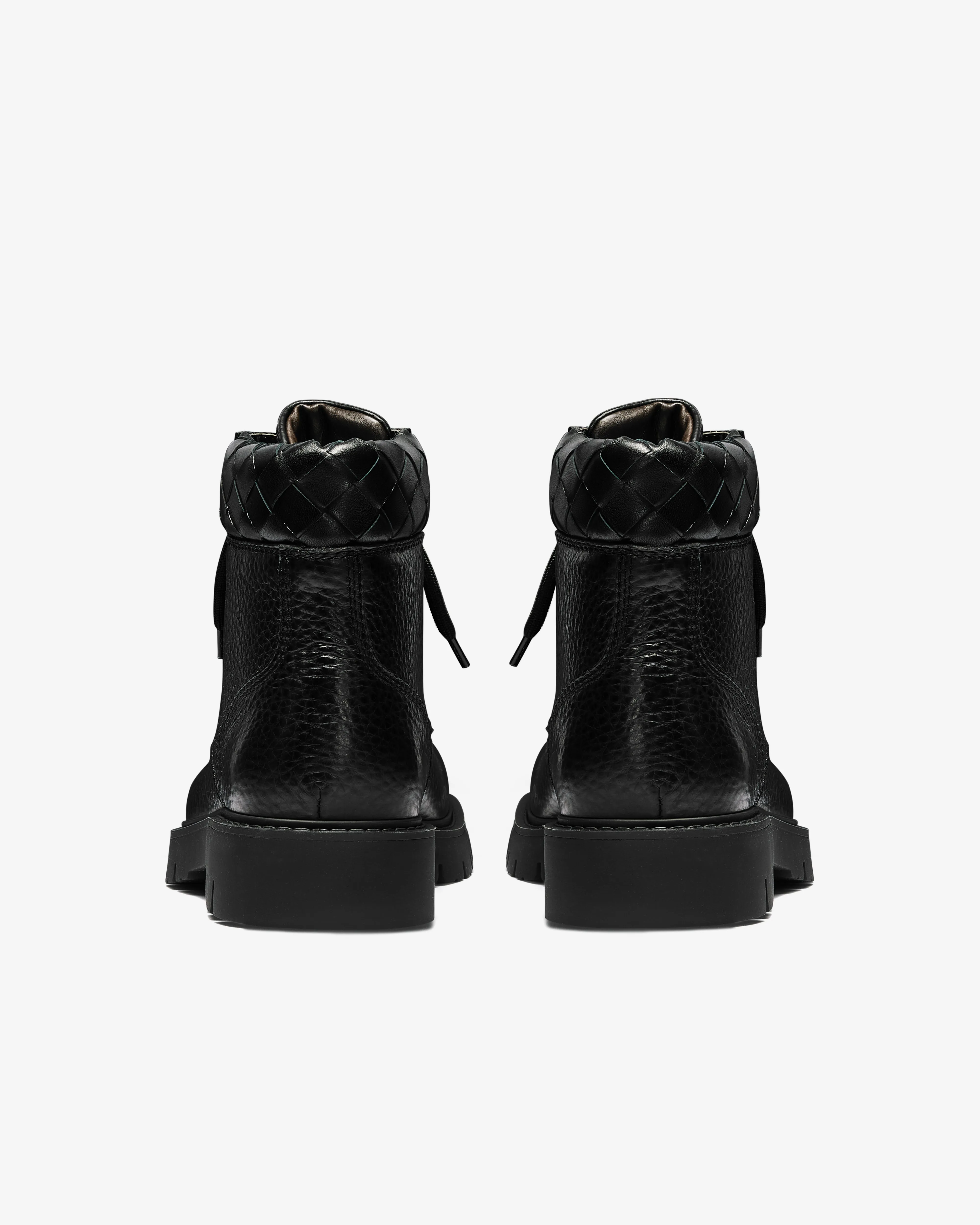 Bottega Veneta Men's Haddock Ankle Boot  Black