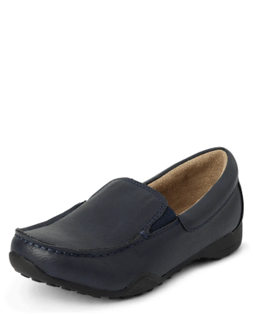 Boys Slip On Dress Shoes