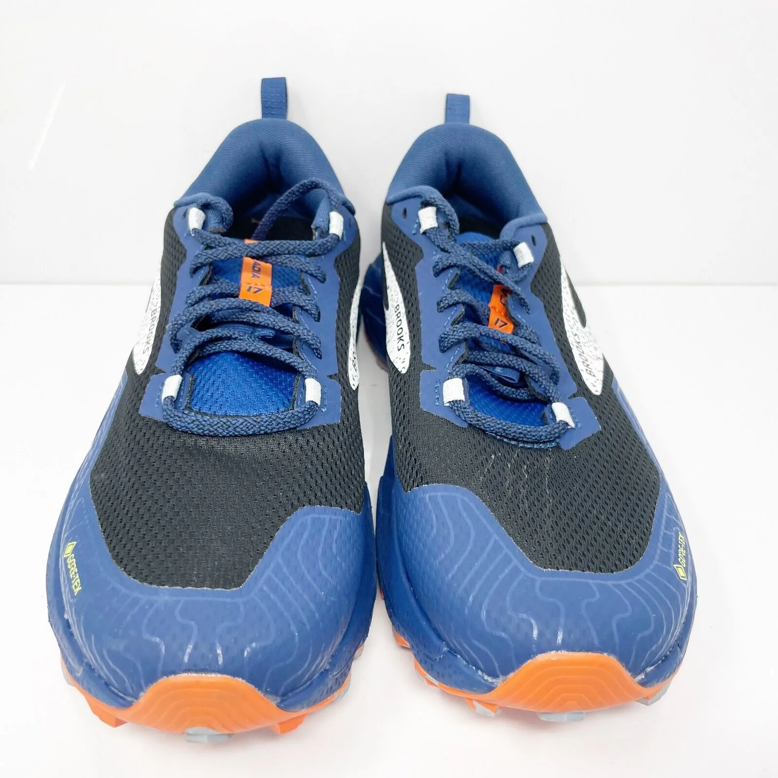 Brooks Mens Cascadia 17 GTX 1104021D062 Blue Running Shoes Sneakers Size 10 D