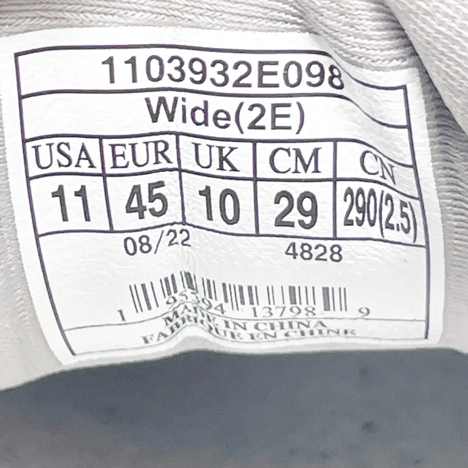Brooks Mens Ghost 15 1103932E098 Gray Running Shoes Sneakers Size 11 2E