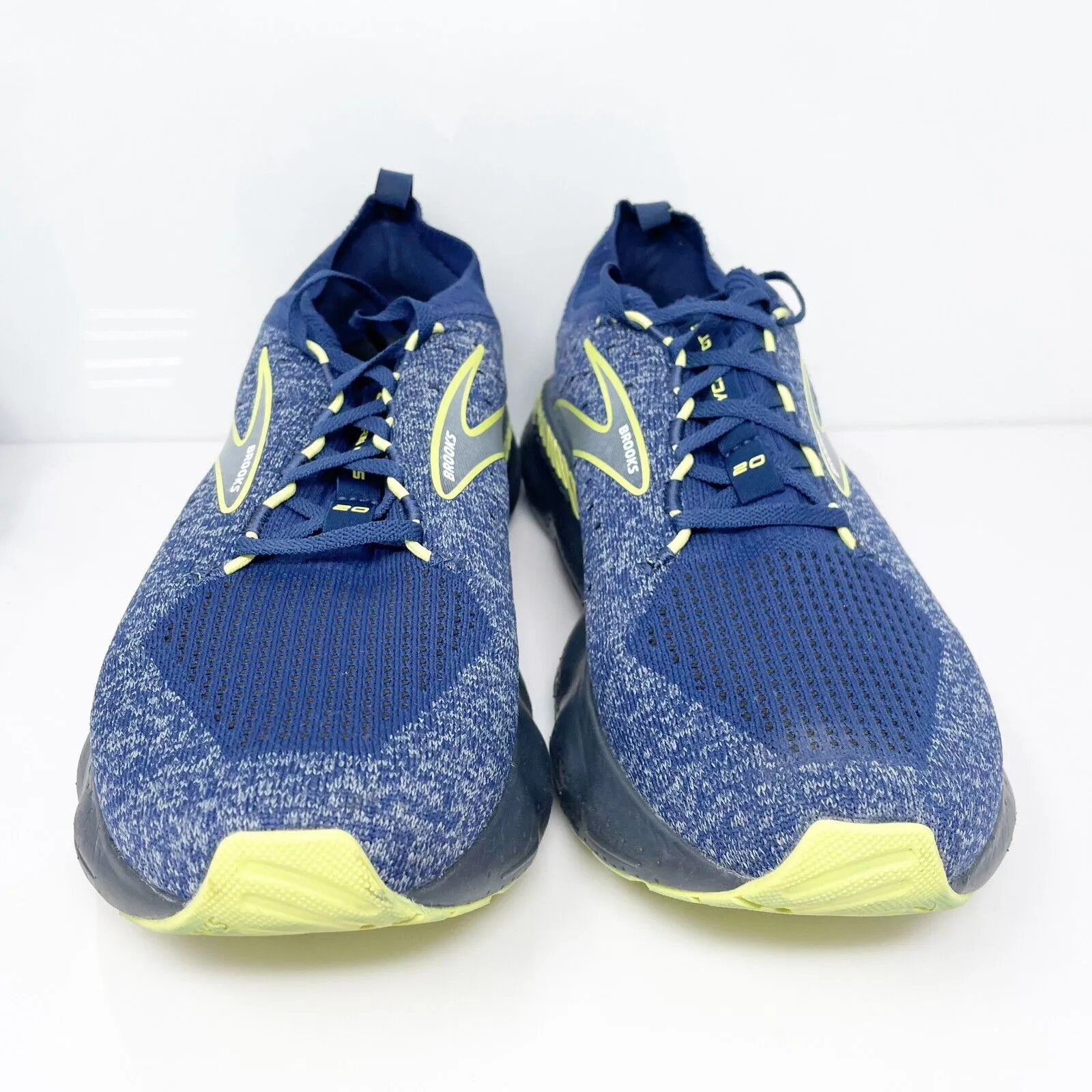 Brooks Mens Glycerin SF GTS 20 1103851D404 Blue Running Shoes Sneakers Sz 11 D