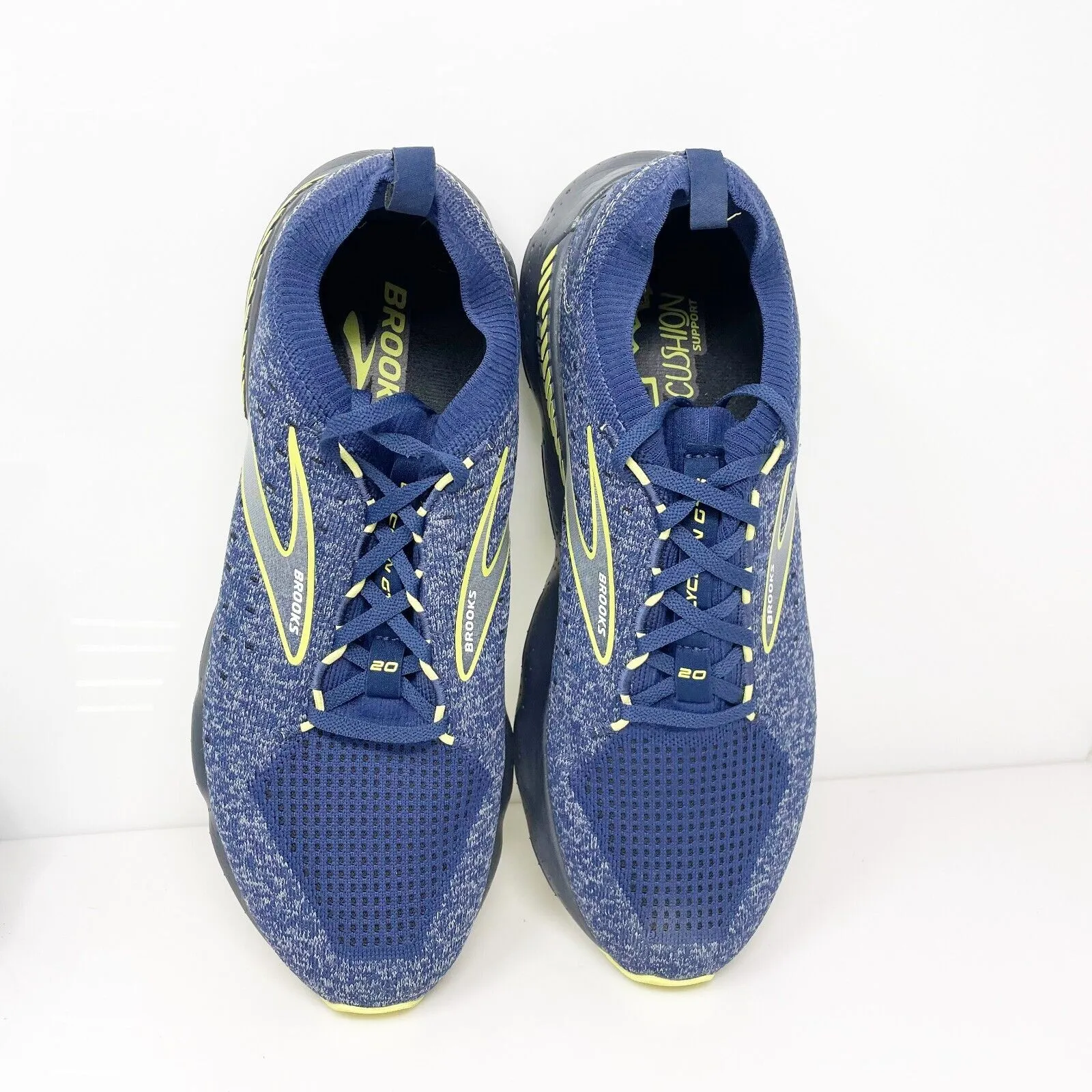 Brooks Mens Glycerin SF GTS 20 1103851D404 Blue Running Shoes Sneakers Sz 11 D