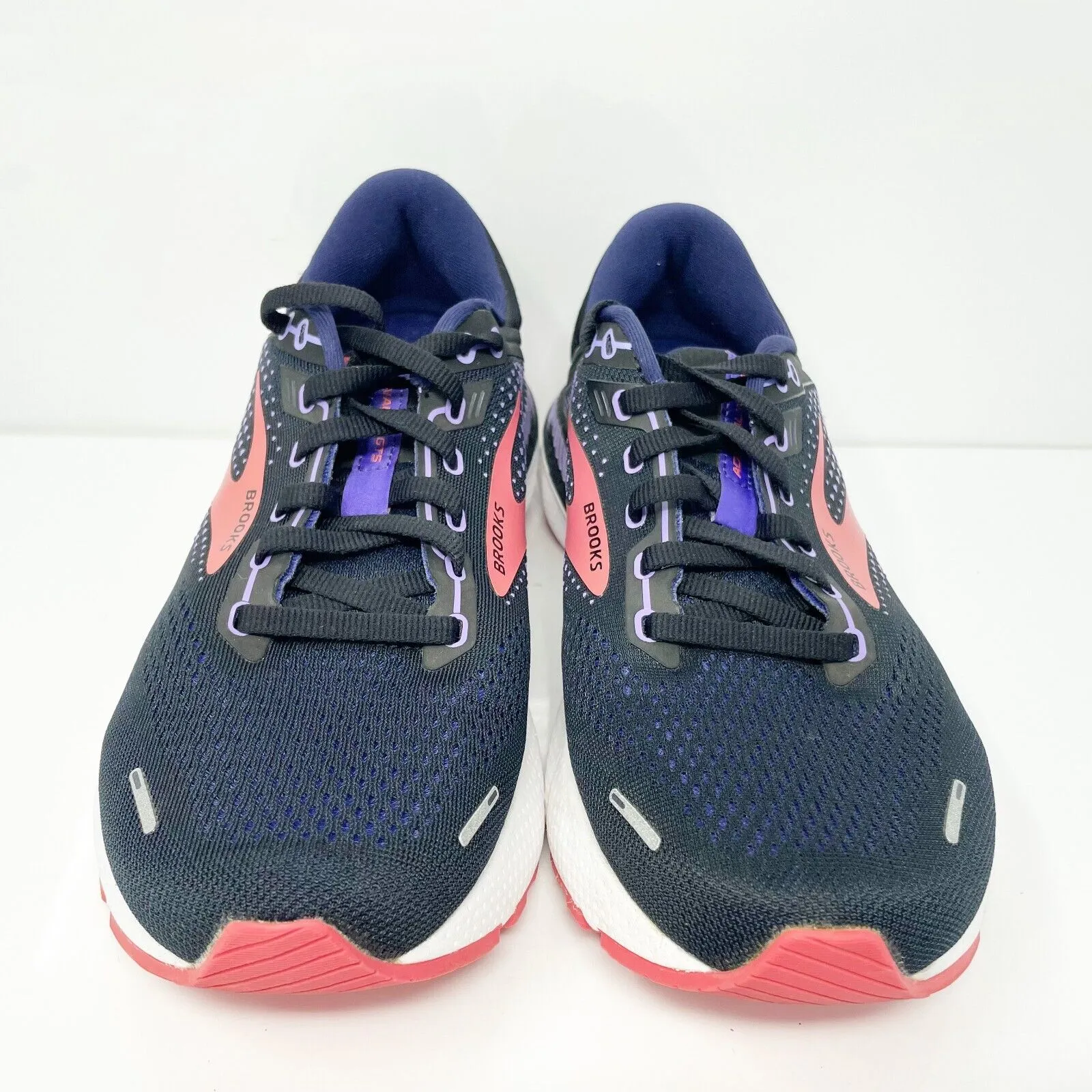 Brooks Womens Adrenaline GTS 22 1203531D080 Blue Running Shoes Sneakers Size 9 D