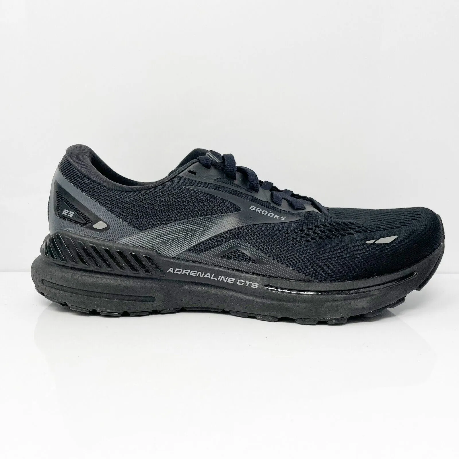 Brooks Womens Adrenaline GTS 23 1203811D020 Black Running Shoes Sneakers Sz 10 D