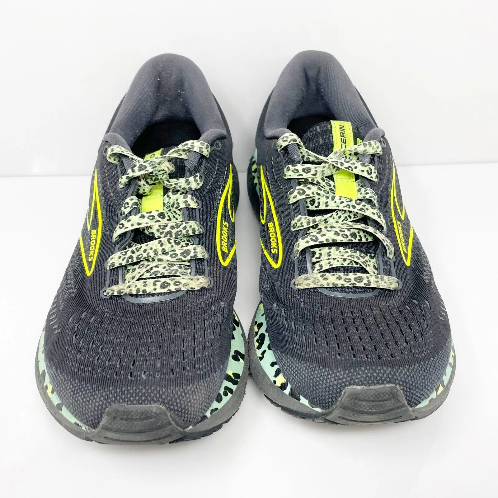 Brooks Womens Glycerin 19 1203431B029 Black Running Shoes Sneakers Size 8 B