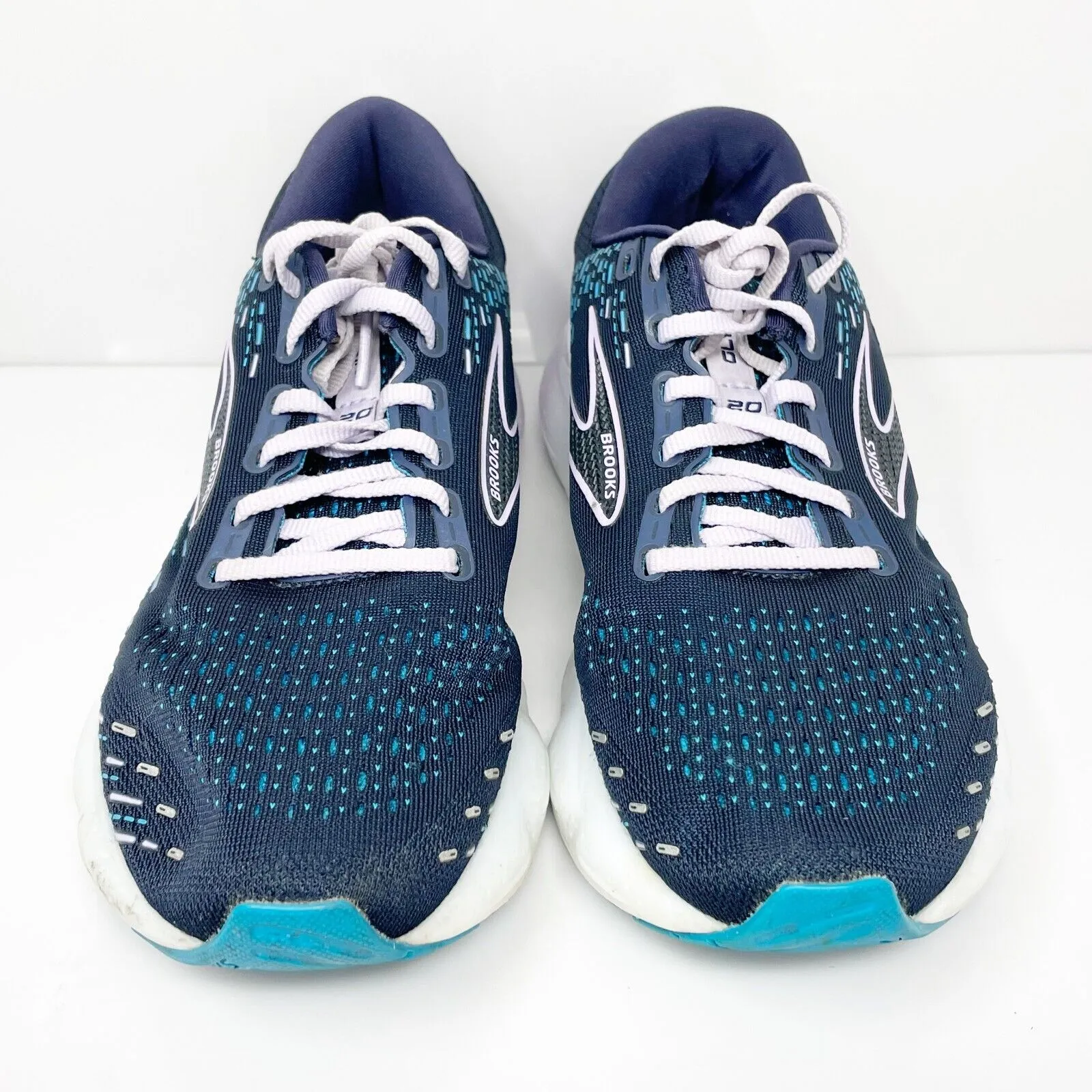 Brooks Womens Glycerin 20 1203691D499 Blue Running Shoes Sneakers Size 8.5 D