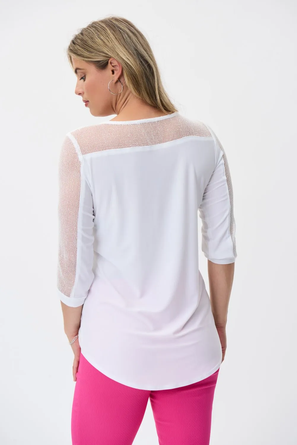 Button Detail High-Low Tunic