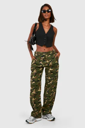 Camo Relaxed Fit Cargo Pants