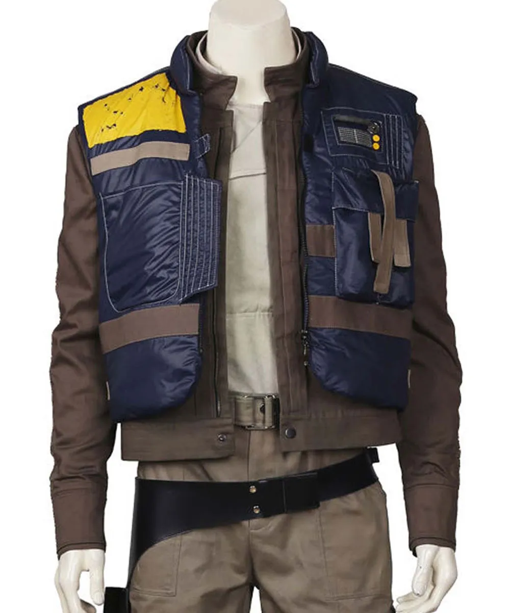 Captain Cassian Andor Star Wars Rogue One Blue Vest