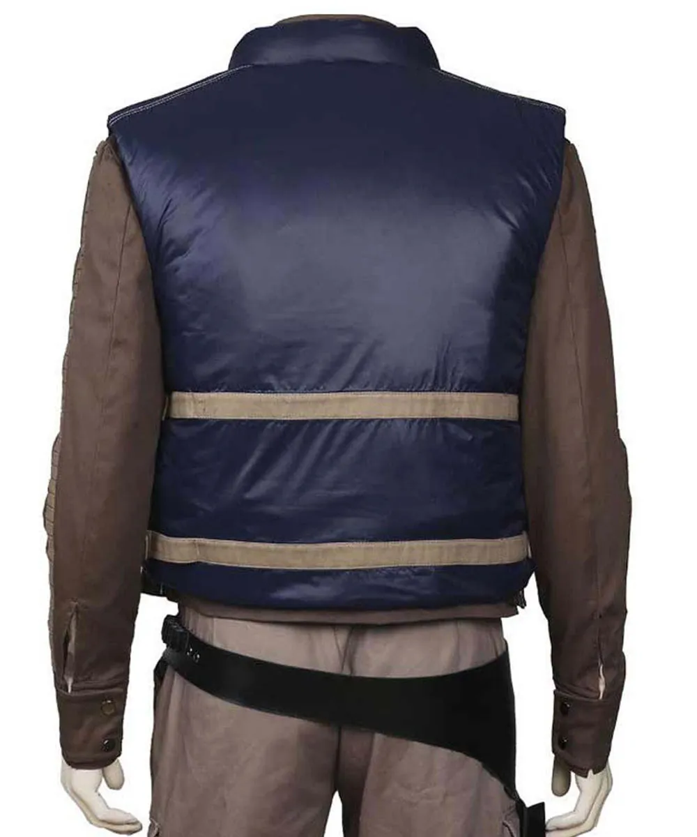 Captain Cassian Andor Star Wars Rogue One Blue Vest