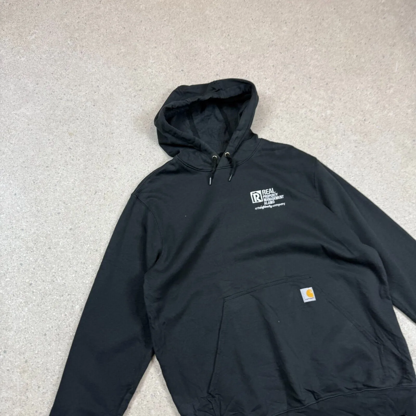 Carhartt Hoodie Black Large Loose Fit