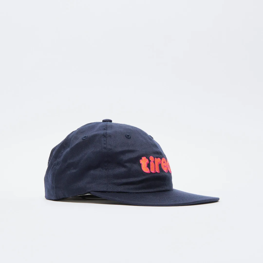 Casquette Tired Skateboards - Lower Case Block (Navy)