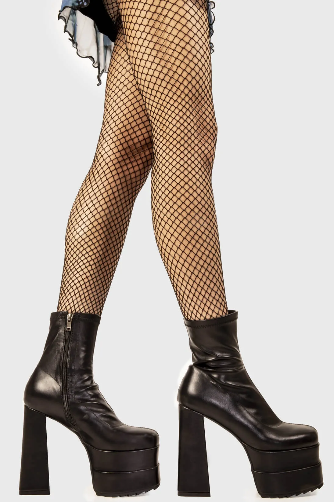 Cassette Platform Ankle Boots