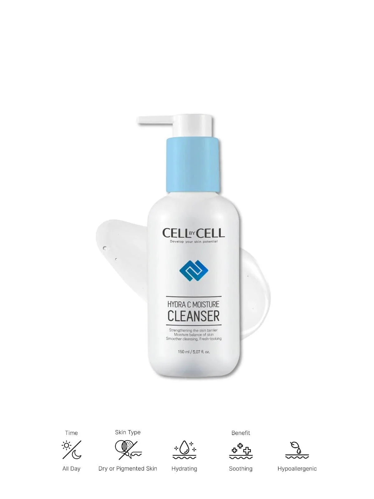 CELL BY CELL Hydra C Moisture Cleanser - 150 ml