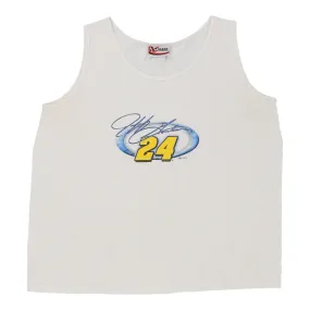 Chase Authentics Nascar Vest - XL White Cotton