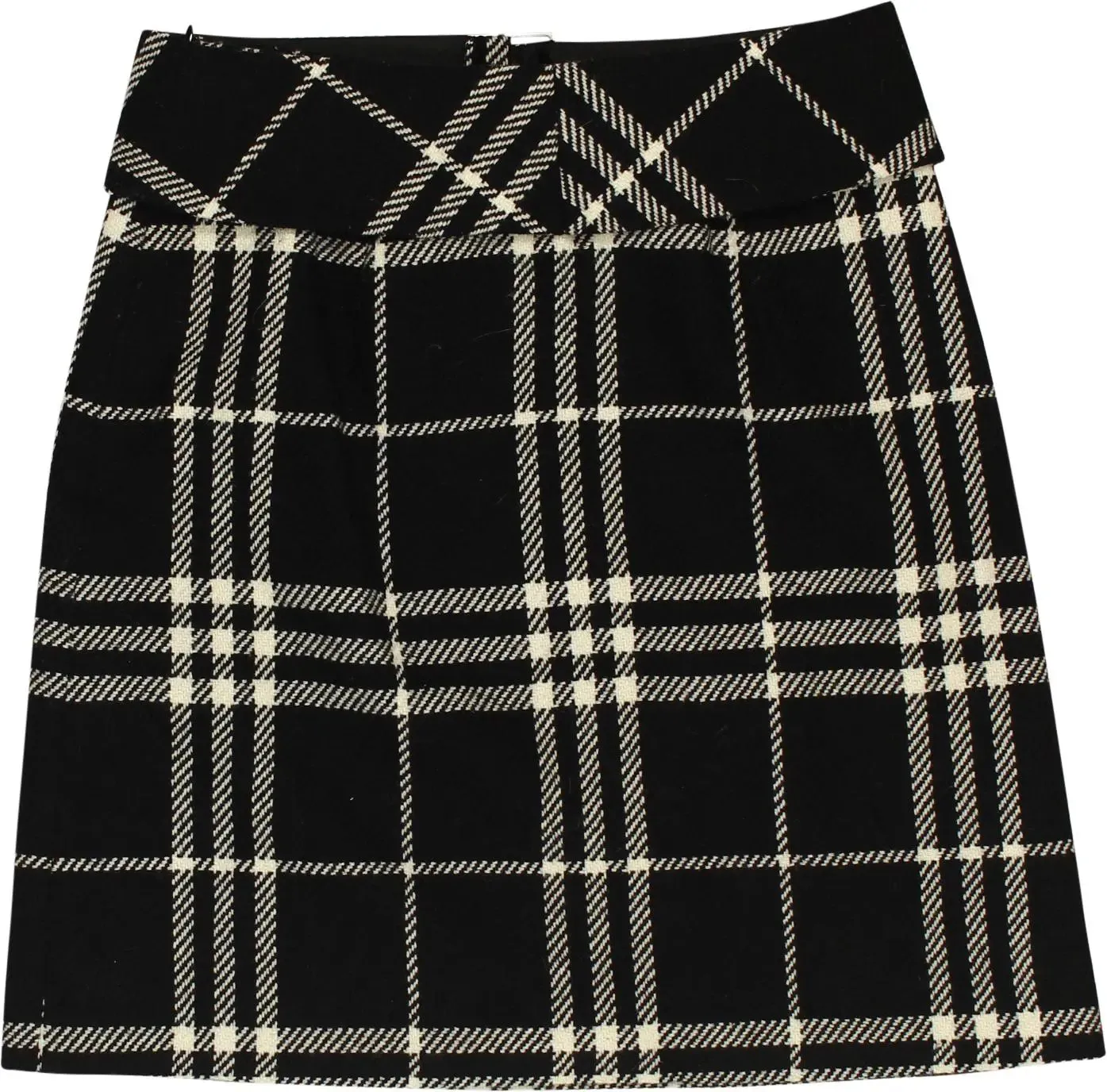 Checked Belted Skirt | ThriftTale