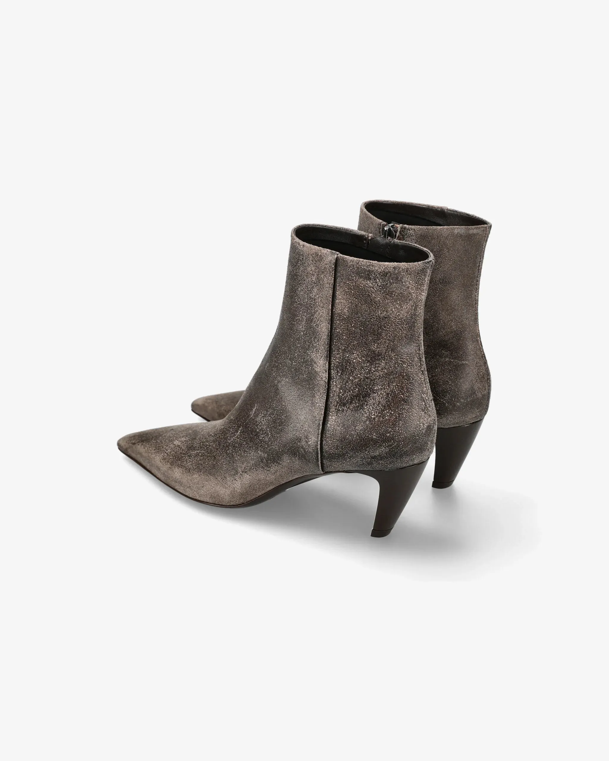 Cher Ankle Boots M6802G with dark brown heel