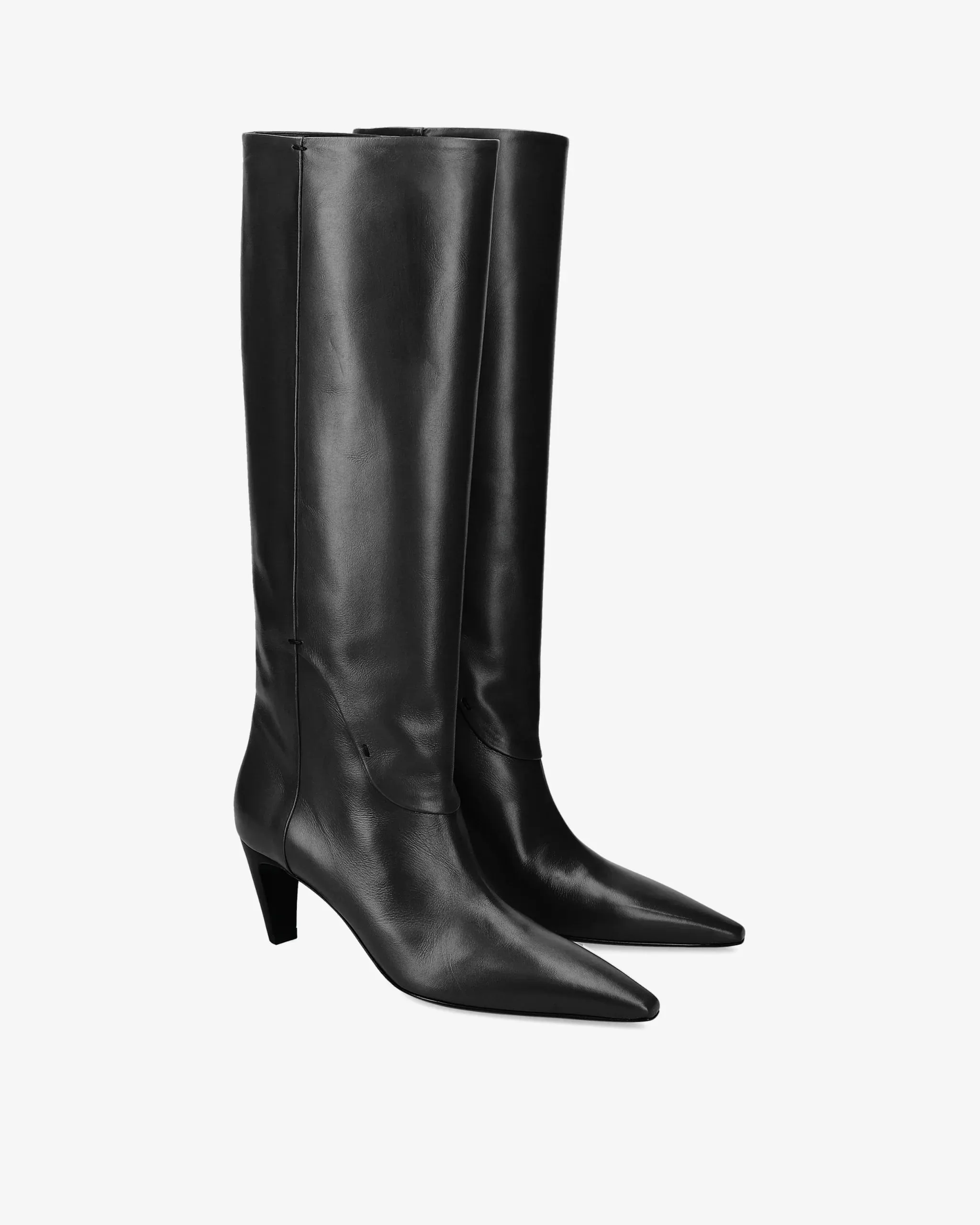 Cher high calfskin boots M6804A Garda Nero