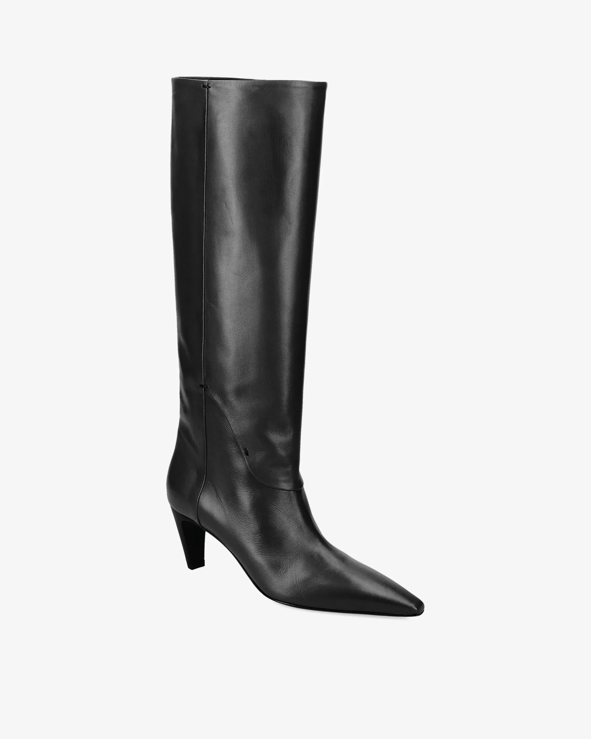 Cher high calfskin boots M6804A Garda Nero