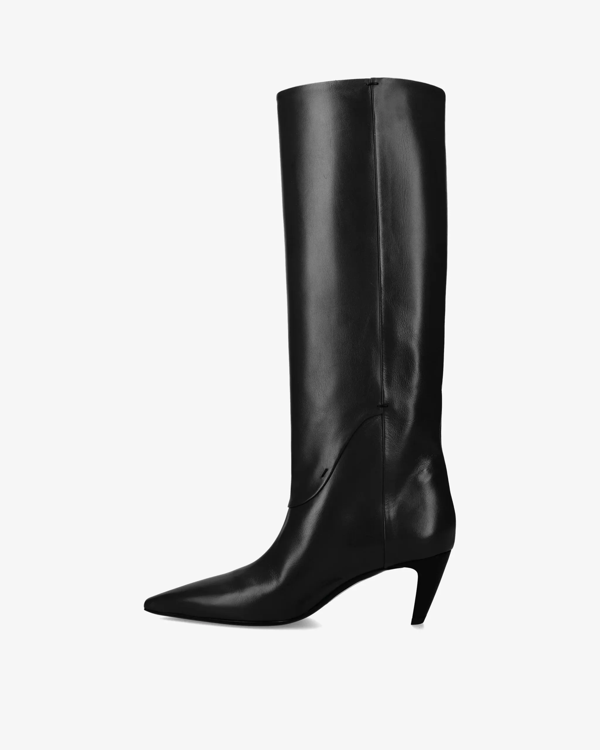 Cher high calfskin boots M6804A Garda Nero