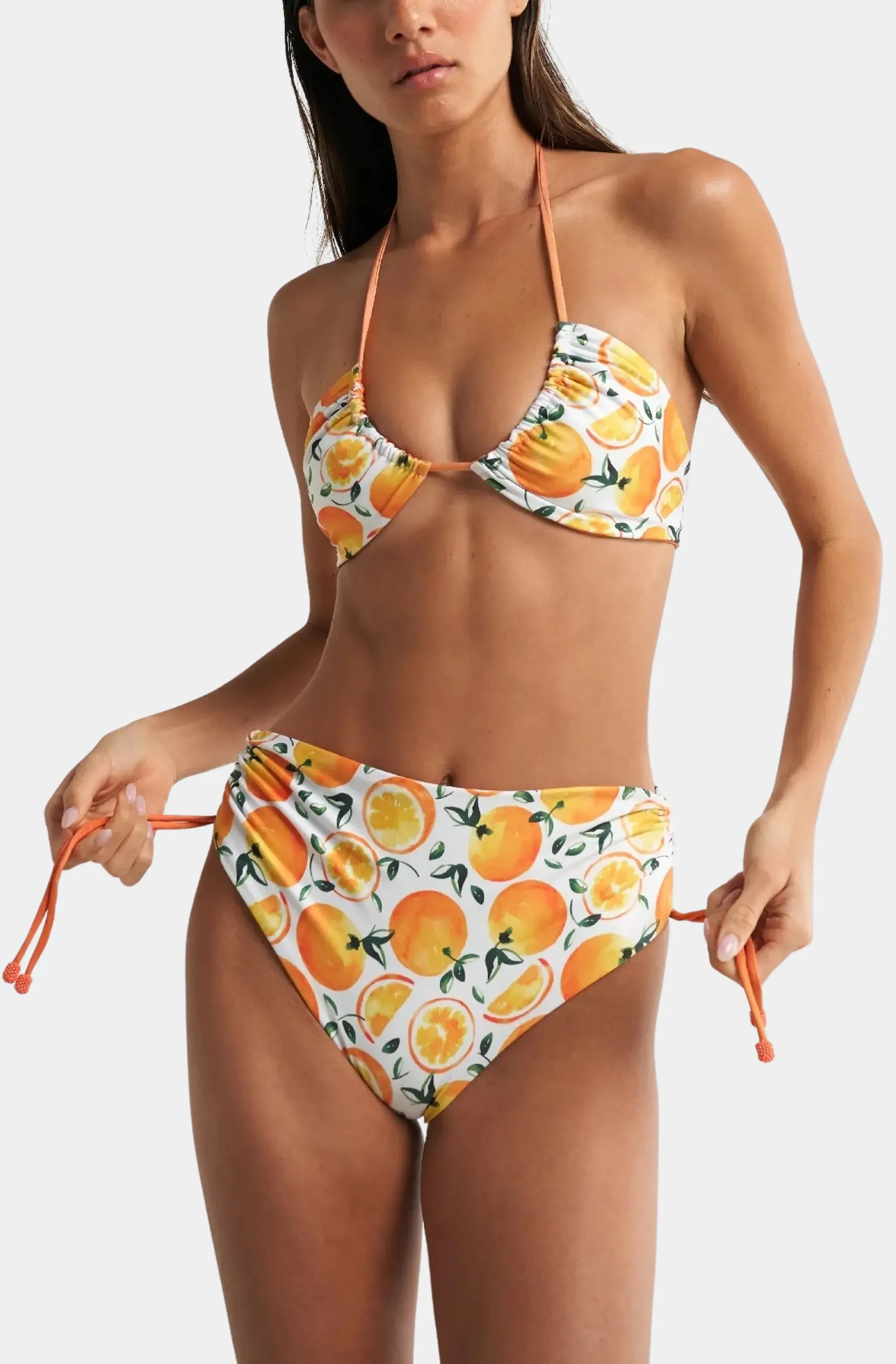 Citrus Multi Tie Reversible Bikini Top