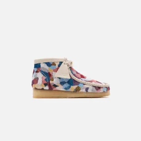 Clarks     wallabee boot patchwork