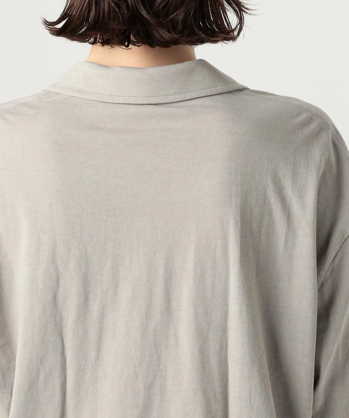 Clean Finish Jersey Open Polo-Magma