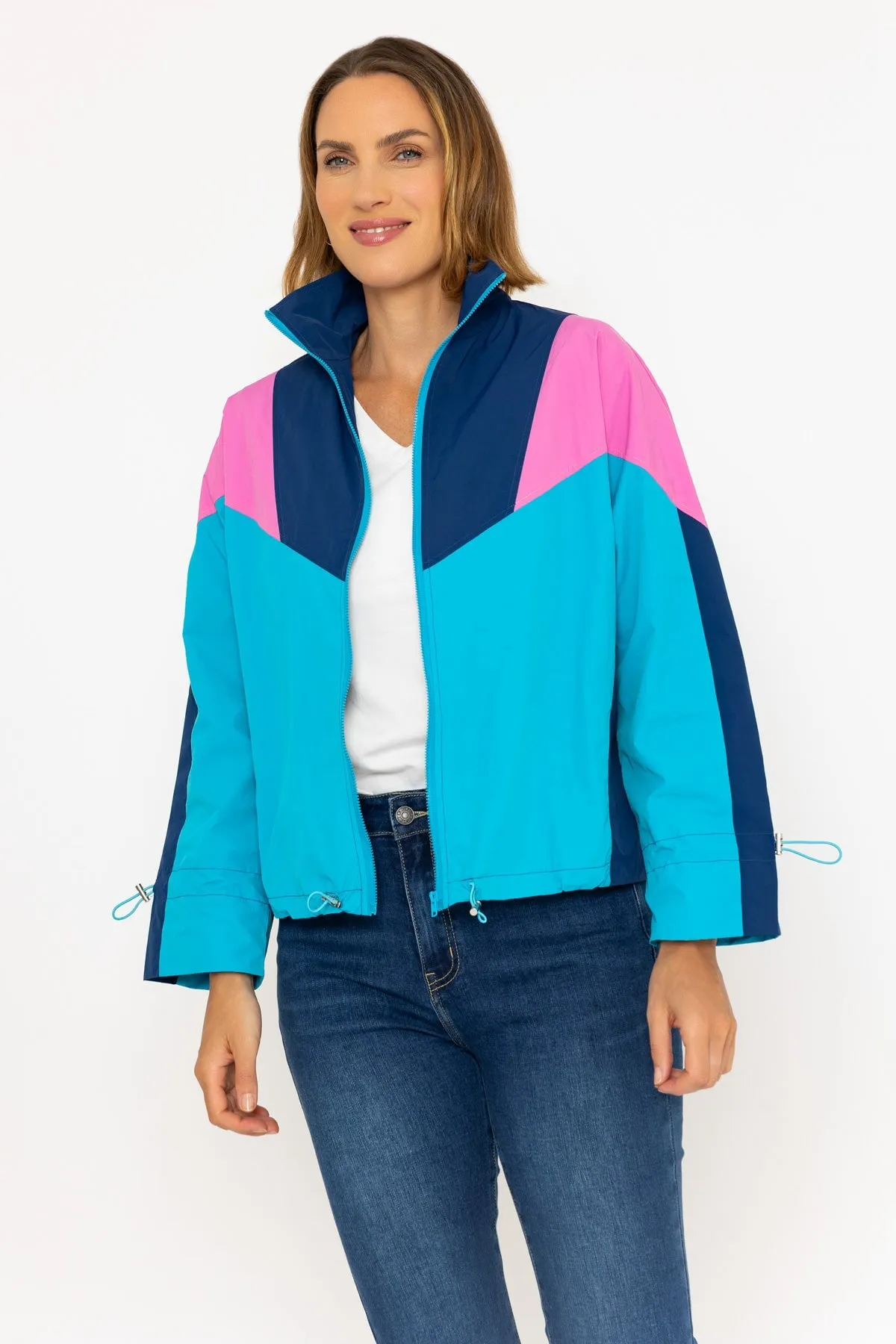 Colour block Wind Breaker Jacket
