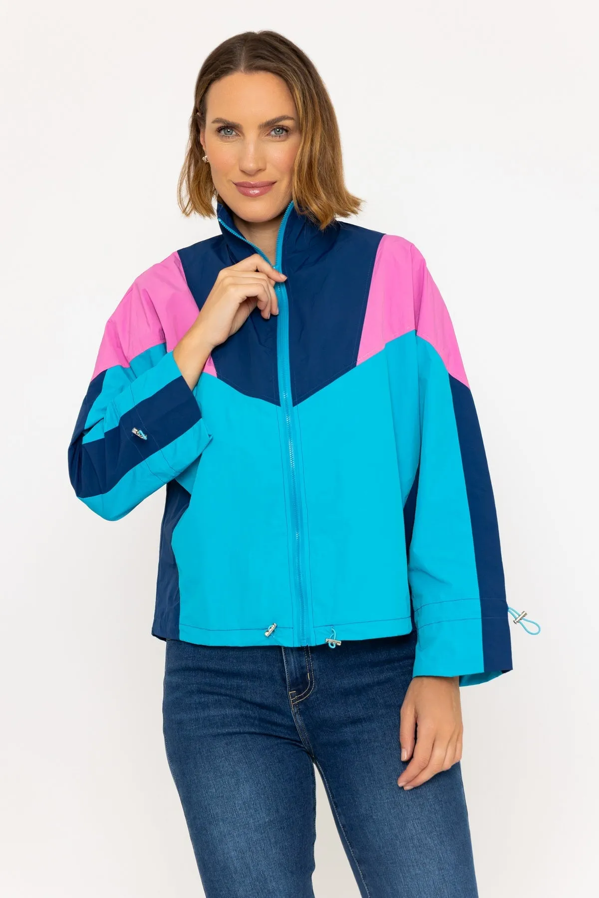 Colour block Wind Breaker Jacket
