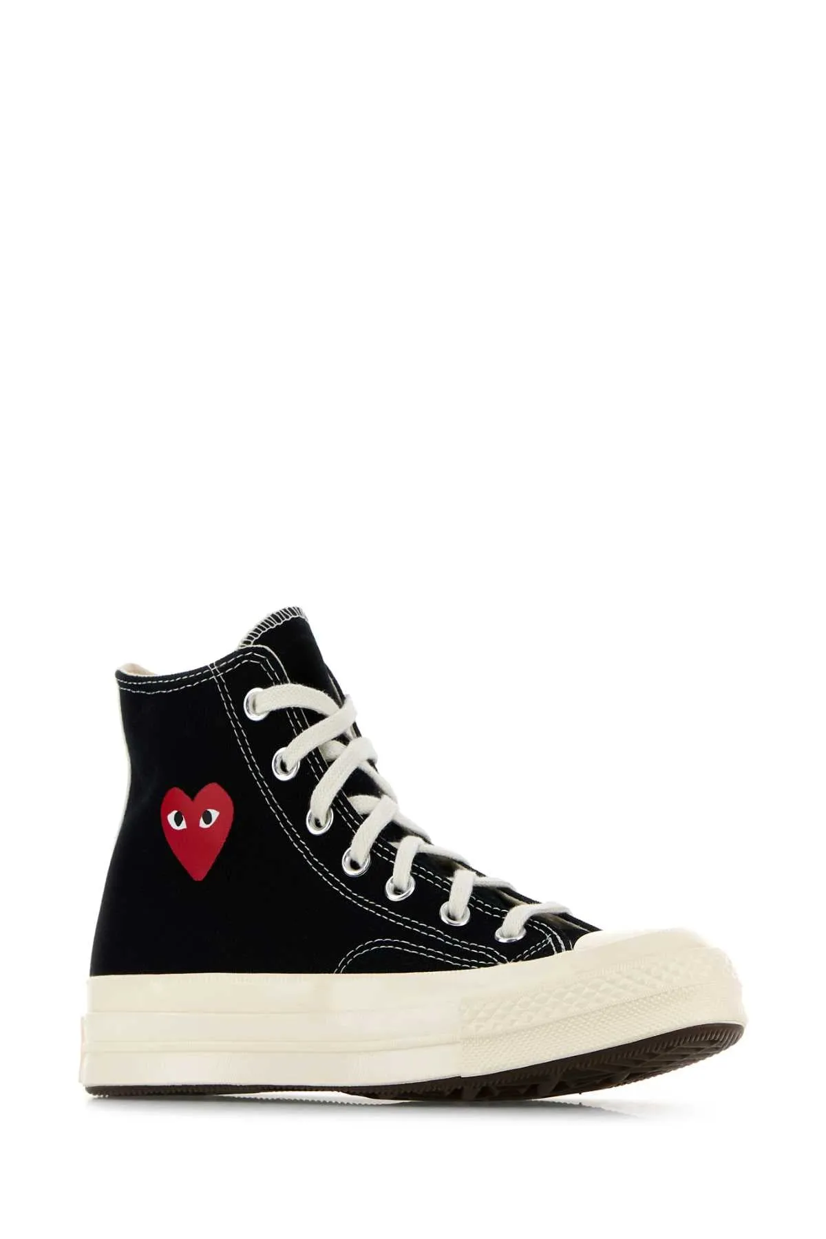 Comme Des Garcons Play Black Canvas Comme Des Gar§Ons X Converse Sneakers