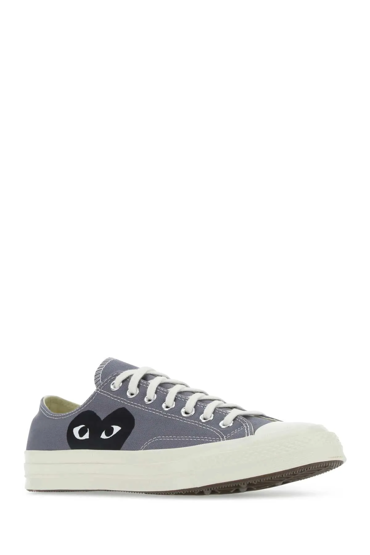 Comme Des Garcons Play Dark Grey Canvas Comme Des Gar§Ons X Converse Sneakers