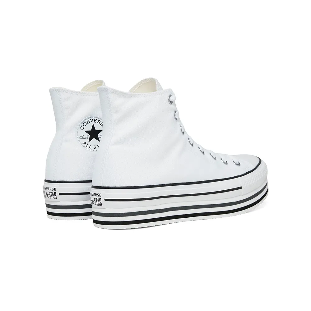 Converse Chuck Taylor All Star Platform Layer Hi 564485C White Black Thunder