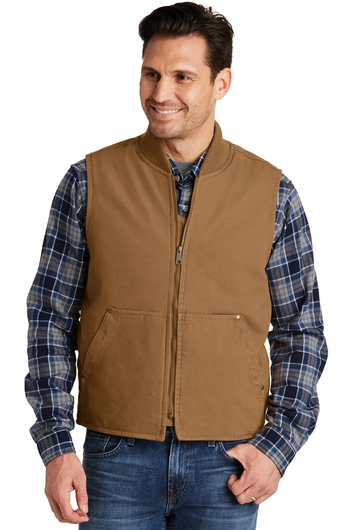 Cornerstone CSV40 CornerStone Washed Duck Cloth Vest SKU: CSV40