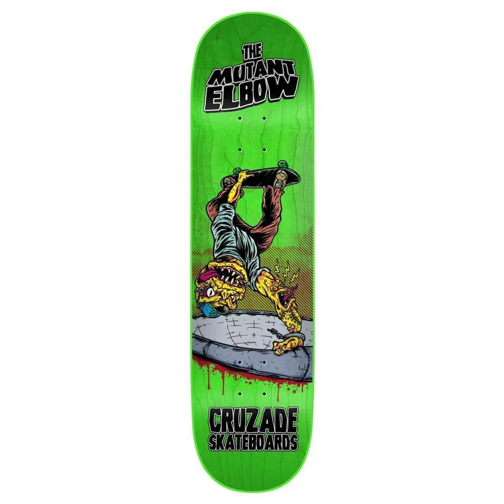 Cruzade The Mutant Elbow Skateboard Deck Multi 8
