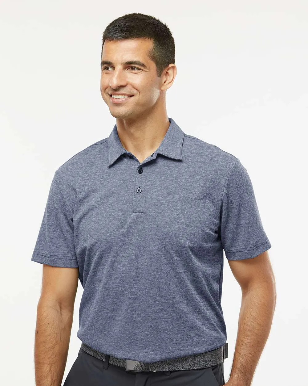 Custom Embroidery - Adidas - Heathered Polo - A582