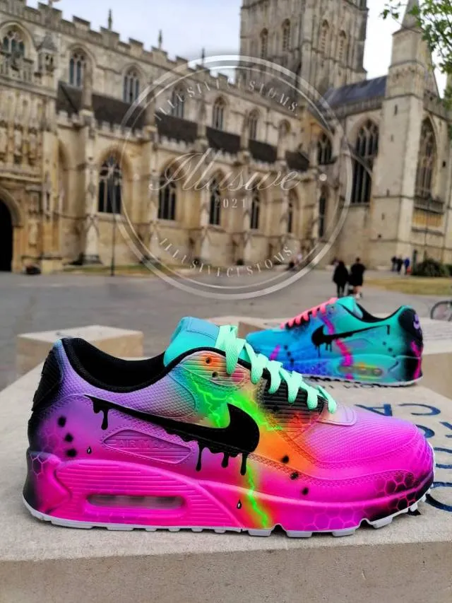 Custom nike air max 90s