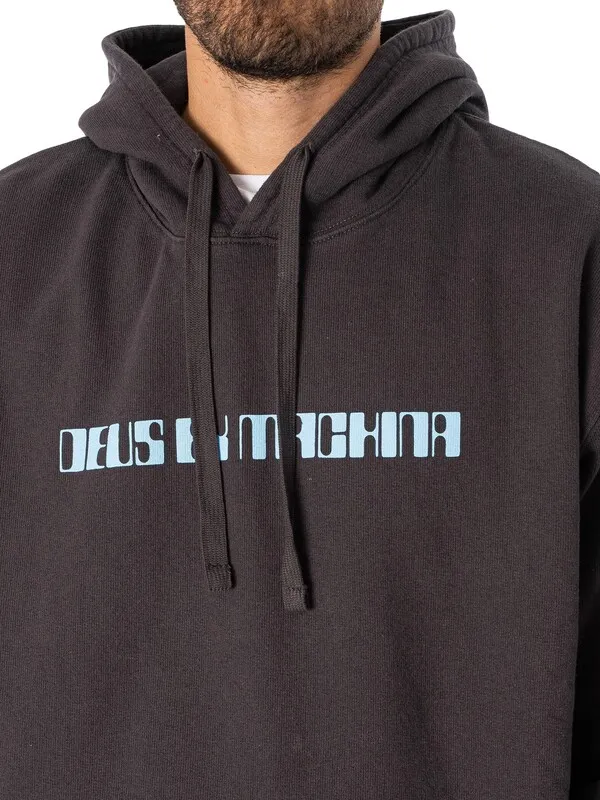 Deus Ex Machina Oversized RVR Tech Pullover Hoodie - Anthracite