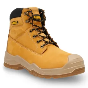 Dewalt Jamestown Safety Boots - Side Zip and Lace Open - Tan - Size 9