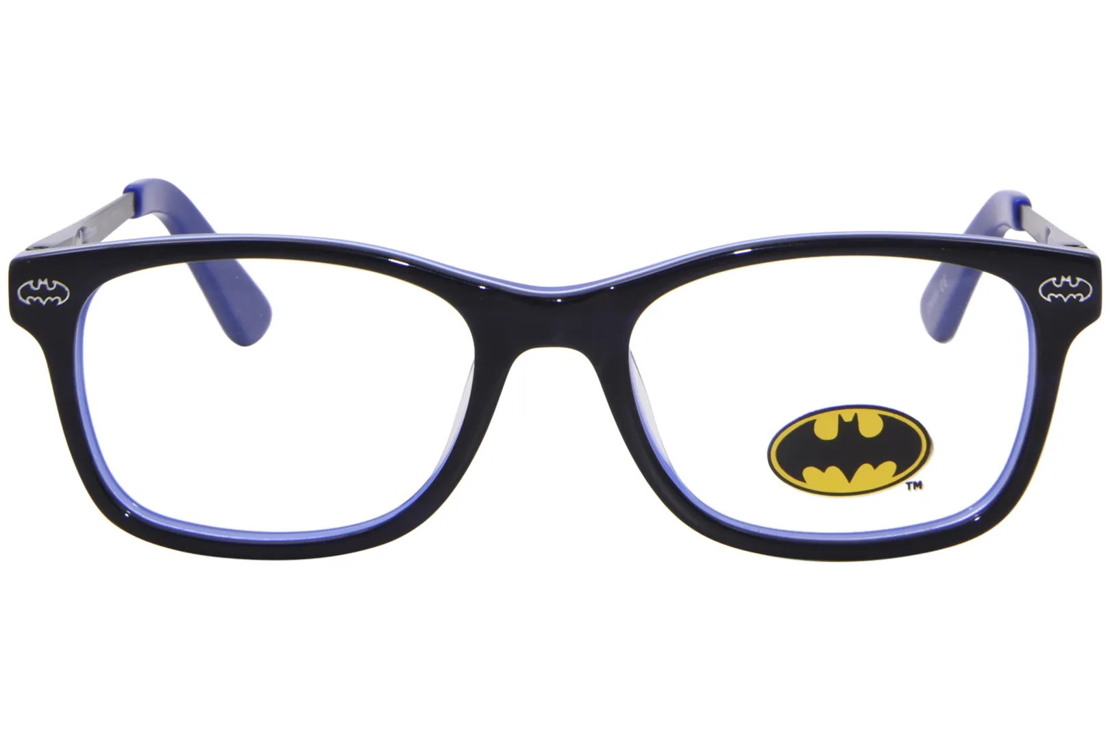 Disney Batman BME902 Eyeglasses Youth Kids Full Rim Rectangle Shape