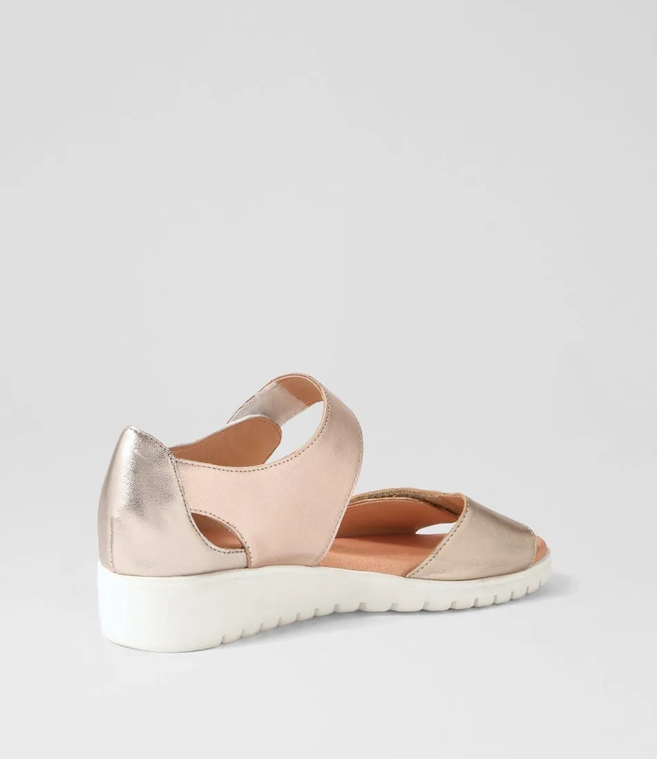 DJANGO & JULIETTE Monte Metallic Leather Multi Sandals