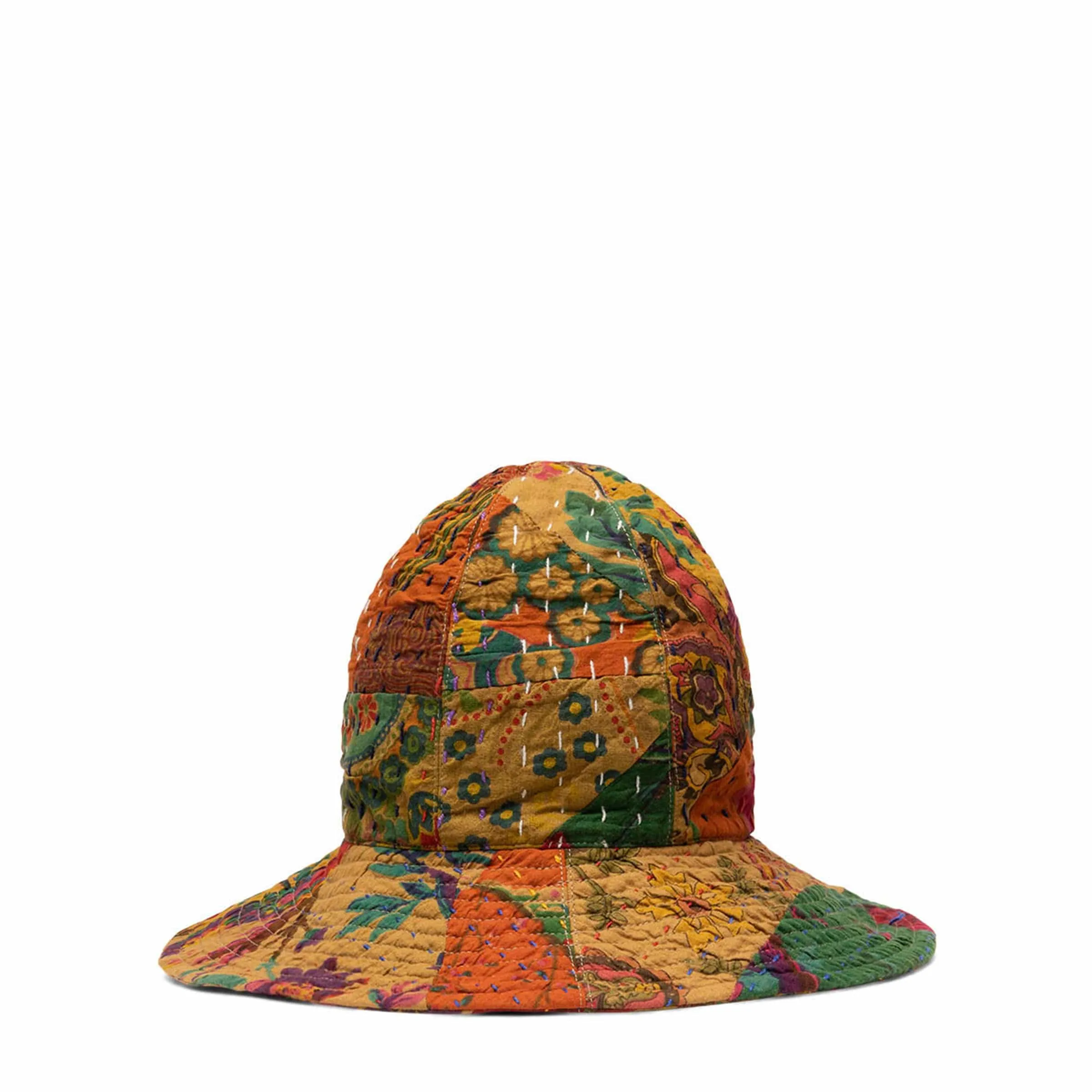 DOME HAT KHAKI TRIANGLE HANDSTITCH | Bodega