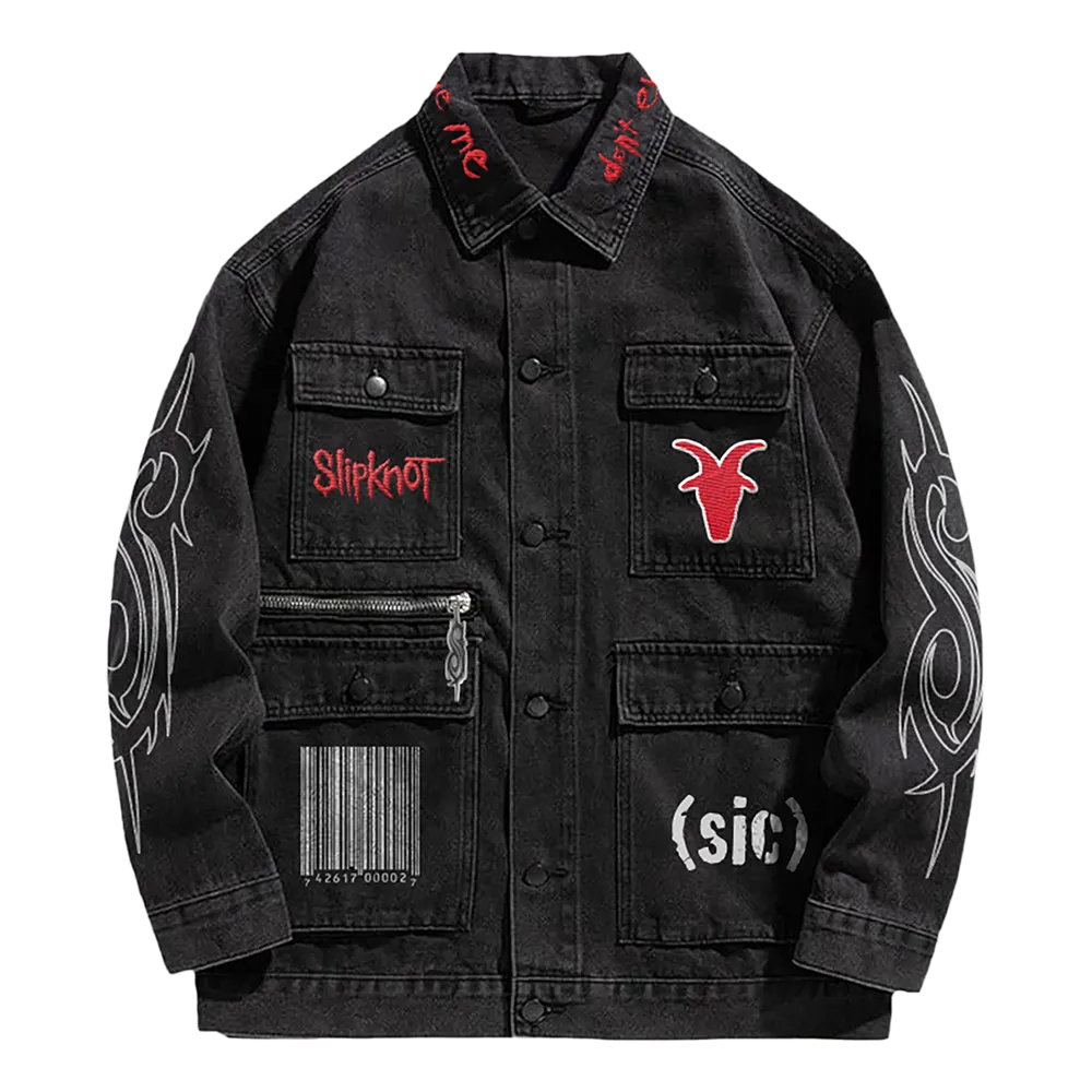 Don’t Ever Judge Me Cargo Jean Jacket