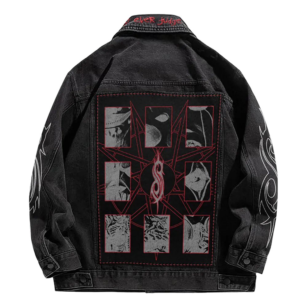 Don’t Ever Judge Me Cargo Jean Jacket