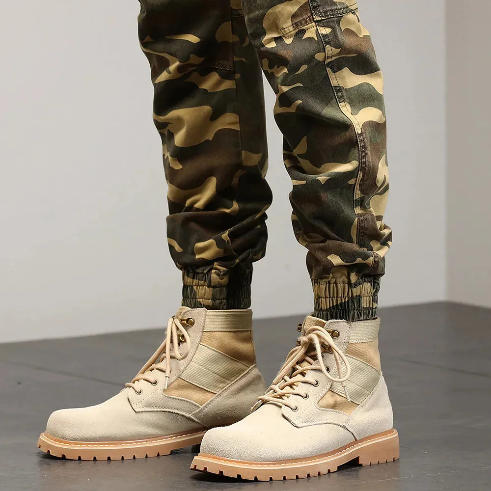 Drawstring Combat Military Cargo Pants